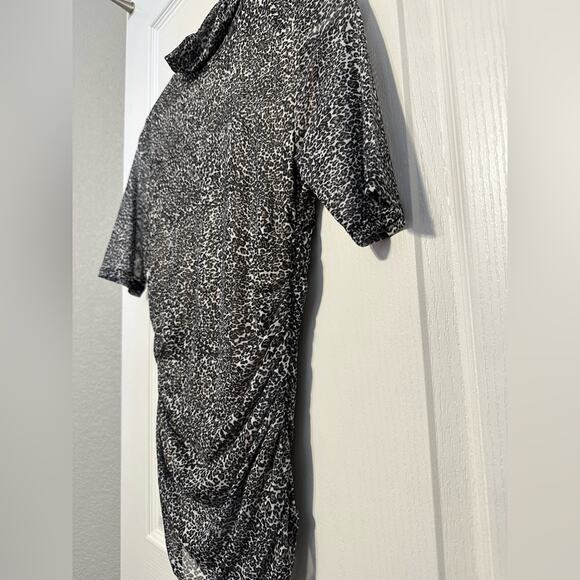 NWT Cable & Gauge leopard print blouse top - Picture 2 of 2